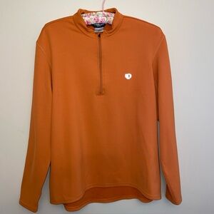 Pearl Izumi Vibrant Orange Activewear half zip